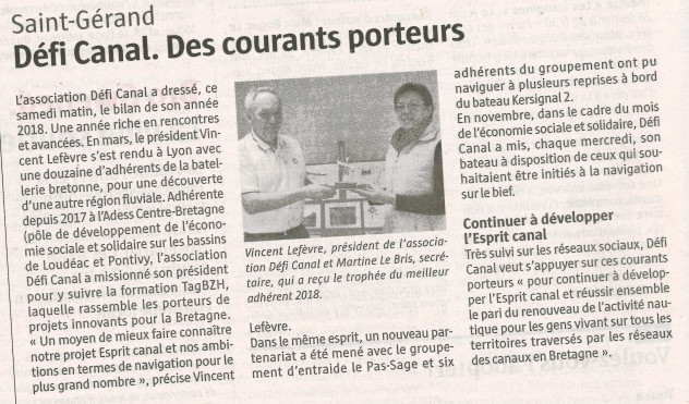Défi Canal, des courants porteurs